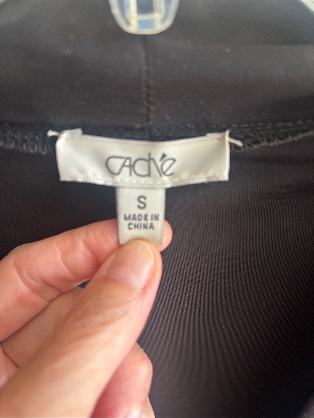 Cache black Ruched V-Neck Top - Picture 2 of 4